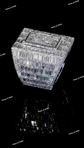 Anillo de Plata 925 con Moissanita Cuadrada en Racimo, Anillo de Lujo para Hombre, Joyería Brillante y Atrevida - Product Image 5