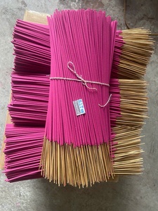 ธูปหอมสีชมพูพรีเมียม แกนไม้ไผ่ ติดทนนาน สำหรับใช้ในวัดและบ้าน - Product Image 5