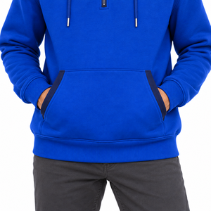 <b>Men's</b> Olive <b>Green</b> Fleece Half Zip Sweatshirt Regular Fit Hooded Collar Solid Color Autumn Wear Custom Maternity Unisex 100% - Product Image 4