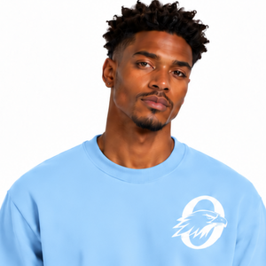 Sweat-shirt gris moyen pour homme, col rond, manches longues, pull décontracté en polaire, logo personnalisé, streetwear, vêtements de sport d'hiver, vente en gros - Product Image 3