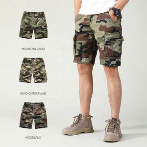 Shorts cargo pour hommes personnalisés avec logo, taille haute, légers, extensibles, séchage rapide, anti-UV, écologiques, confortables - Product Image 3