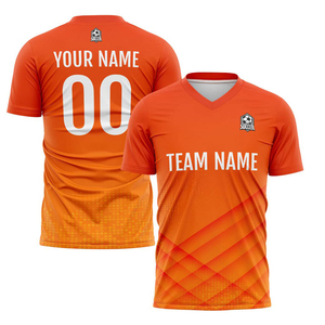 Custom Men's Soccer Jersey Short Sleeve Quick Dry Personalized Team Name & Number <b>Gift</b> OEM Service - Product Image 4