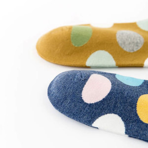 Chaussettes d'hiver épaisses de haute qualité pour femme, longueur mi-mollet, pour yoga et danse, motif animaux grands yeux mignons, en mélange de coton tricoté, chaussettes d'intérieur - Product Image 2