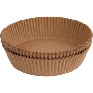 Papiers de cuisson pour friteuse à air, antiadhésifs, résistants à la graisse, de qualité alimentaire, en papier parchemin, enduits d'un côté, en pâte de bois, 70 g/m² - Product Image 3