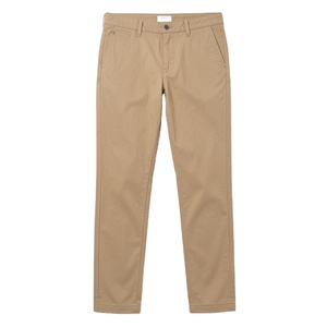 Pantalon décontracté en denim de coton lavé, coupe slim, style chino, non extensible, respirant, confortable, élégant, ODM - Product Image 3