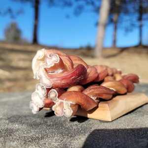 Genuine Bully Stick Pizzle, la mejor calidad de alimento seco para perros, masticable en varios tamaños, saludable para perros - Product Image 1