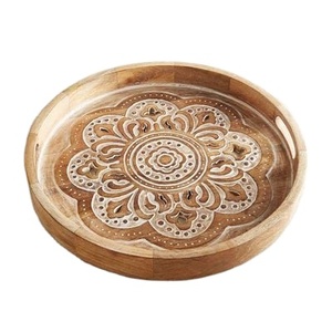 Nouveau Best-seller : Plateau rectangulaire en bois à double section, fait main, durable, pour la salle à manger et la cuisine - Product Image 1