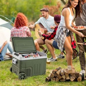 Adjustable Range 12 Volt Portable Car Fridge Car <b>Refrigerators</b> - Product Image 4