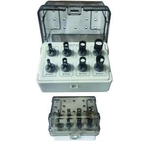 Kit de perceuse à trépine dentaire enduit noir Instruments d'implant de chirurgie buccale Outils chirurgicaux de haute précision Durabilité améliorée - Product Image 1