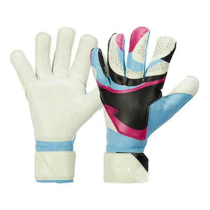 Gants de gardien de but professionnels de qualité supérieure, en latex allemand de 4 mm, avec grip de contact, fabrication OEM au Pakistan - Product Image 4