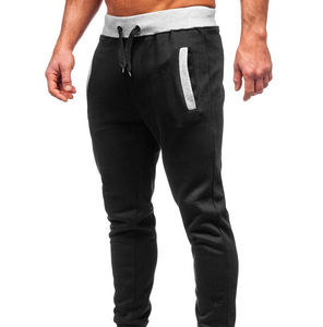 Pantalon décontracté pour homme, coupe slim, en toile respirante et légère, avec lacets, écologique, couleur unie, nouveau design - Product Image 5