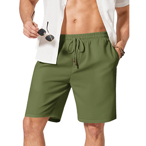 Shorts de jogging pour hommes en gros, pas chers, amples, pour l'été, vêtements de sport, pantalons mi-longs, shorts de sport unis, grandes tailles, shorts de plage pour hommes - Product Image 2