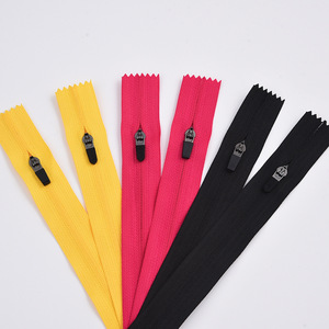 Vente en gros Spot 3 #   5 #   Fermeture éclair en nylon à extrémité fermée, fermeture éclair invisible pour pantalons, vêtements, poches, petits sacs - Product Image 4
