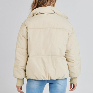 OEM Men's Puffer Jacket Custom Embroidered Winter <b>Bubble</b> <b>Coat</b> Sample Service Available Export Quality - Product Image 5