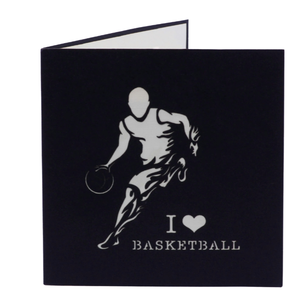 Tarjeta de Felicitación Creativa 3D Pop-Up con Tema de Baloncesto, Tarjeta de Felicitación 3D con Sobre, Tarjeta de Felicitación Hecha a Mano, Regalo para Fanáticos del Deporte, Manualidades de Papel - Product Image 3