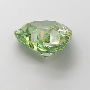 Diamant de laboratoire CVD vert vif fantaisie modifié en forme de cœur de 2,12 carats, clarté VS1, polissage excellent, pierre précieuse non montée - Product Image 3