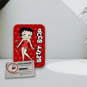 Palette magnétique polyvalente pour extensions de cils Betty Boop rouge vif en acrylique de haute qualité, outils internationaux personnalisés - Product Image 4