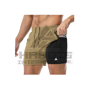 Sportswear Custom Men Clothing Fitness Gym <b>Polyester</b> Men High Quality Best Sale Shorts Made in Pakistan - Product Image 2