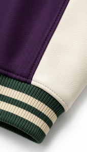 Oversized Winter University Quilted Lining Embroidery Patches Viral Street Style Professional American Style Hooded Front - Product Image 4