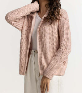 Pulls à col rabattu pour femmes, couleur unie, tricoté, manches longues, coupe ample, décontracté, mode automne-hiver - Product Image 3