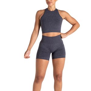 Custom Womens High Neck Seamless Sports Bra Crop <b>Top</b> Gym Fitness Yoga Stretch Breathable Activewear Custom OEM Wholesale - Product Image 3