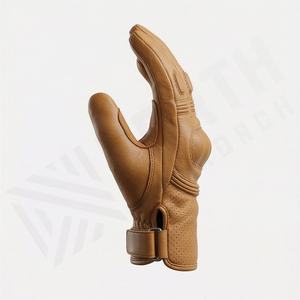 Équipement de moto en cuir classique personnalisé pour Cafe Racer, accessoires de protection des mains haute performance pour usage urbain - Product Image 3