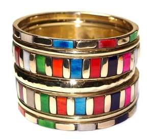 Lote de Joyería al por Mayor: Set de Brazaletes Apilables de Metal Mixto de Calidad con Pirámides Doradas, Plateadas y Negras, Puntos Circulares y Estilo Tribal Boho - Product Image 3