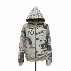 Sudadera con capucha de excelente calidad y buen precio para hombre, unisex, corte regular, con logo impreso personalizado en varios colores. - Product Image 1