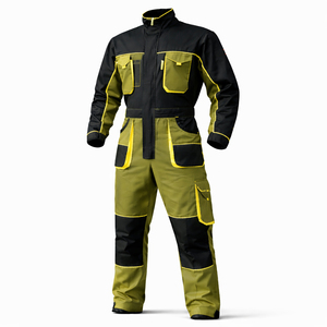 Custom Industrial Workwear Safety Coverall Cotton Breathable Anti-static Durable Heavy Duty Protective Clothing for Workers - Product Image 1