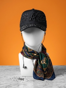 Gorra de Béisbol Azul Marino Estilo Urbano con Flocado y Bordado 3D, Ajustable, 100% Algodón, Transpirable, para Hombre, Invierno, Casual - Product Image 3