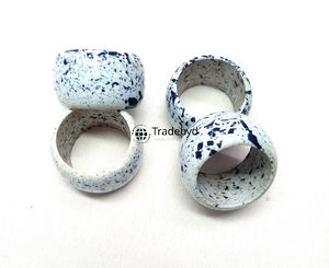 Anneau de serviette de table en résine fait main, écologique, durable, luxueux, décoratif, pour la mise en place de la table à manger, accessoires d'hôtel par Tradebyd - Product Image 6