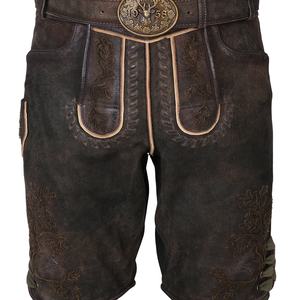 Lederhosen/trachten Bavarian กางเกง lederhosen หนังแท้สั้นสำหรับผู้ชาย - Product Image 2