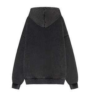 Sweat à capuche vintage pour homme de haute qualité, délavé à l'acide, avec logo personnalisé, best-seller pour l'hiver, prix raisonnable, anti-rétrécissement, motif lettres - Product Image 5