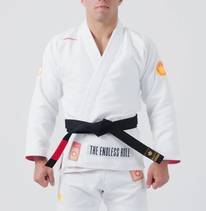 ชุดคาราเต้กิโมโนสั่งทำพิเศษ 460gsm ผ้าฝ้าย 100% ระบายอากาศได้ดี สีน้ำเงิน ดำ ขาว - Product Image 5