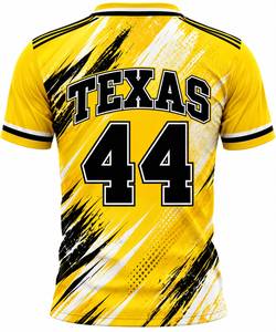 Camiseta Deportiva Unisex Personalizada por Sublimación, 100% Poliéster, Secado Rápido, Uniforme Atlético de Manga Corta para Equipos de Fútbol - Product Image 2
