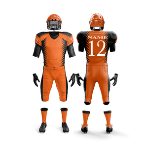 Factory Prices Customized American Football Uniform <b>Set</b> 100% Polyester Fabric Made in Pakistan <b>cheap</b> price with customization - Product Image 4