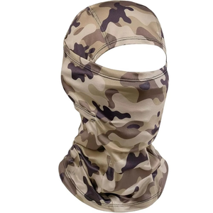 Masque facial personnalisé avec logo pour femmes et hommes, en peluche 100% polyester, design à trois trous, pour le ski et le cyclisme, utilisation en plein air, vente en gros - Product Image 2
