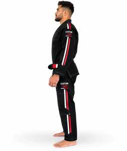 Kimono de Jiu-Jitsu Brésilien Premium 100% Coton Extensible pour la Compétition, Vente en Gros par le Fabricant avec Broderie de Logo Personnalisé - Product Image 5