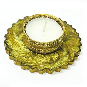 High Quality Brass Vintage Arabic Tea Light Candle <b>Holder</b> With Polish Finished Pure Brass <b>Tealight</b> <b>Holder</b> For Home Decoration - Product Image 2