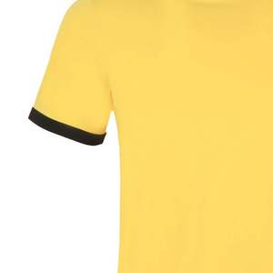 Camisetas de primera calidad para niños, 240 g/m², camiseta amarilla lisa, camiseta con cuello redondo para hombre, nueva llegada, cuello grueso, corte holgado y extragrande. - Product Image 3