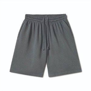 Shorts en polaire pour hommes modernes, matière polaire, taille élastique avec cordon de serrage, coupe confortable, poches latérales, pour activités sportives et usage quotidien. - Product Image 1