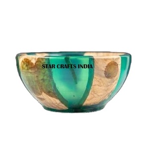 Regalos y decoración del hogar, uso de artículos para mezclar, tazón de resina para servir para cocina y uso de mesa, tazón de resina para servir para regreso de boda - Product Image 1