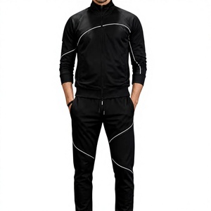 High Quality Men Winter Hip Hop Streetwear Breathable Eco-Friendly Windbreaker <b>Jacket</b> Double Zipper Oversized <b>Track</b> <b>Jacket</b> Stand - Product Image 1
