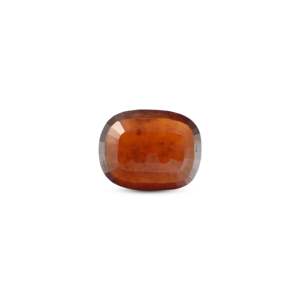 Handcrafted 6 Carat Hessonite Gomed Loose Gemstone Emerald Cut Natural for Fine Jewelry - Product Image 2