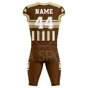 Custom American Football Sportswear Manufacturer Breathable Football Uniform Supplier Worldwide Exporter - Product Image 3