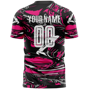 Camiseta de Fútbol Corta de Alta Calidad, Ligera, Totalmente Personalizada, para Hombre y Mujer, Talla Grande, Transpirable, de Secado Rápido, 100% Poliéster - Product Image 2