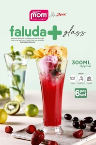 แก้วน้ำ Anax Clear 300 มล. รุ่น Faluda ชุด 6 ใบ แก้วใสไร้กลิ่น ทนทาน เหมาะสำหรับงานปาร์ตี้และร้านอาหาร - Product Image 2
