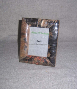 Cadre photo fait main en bois incrusté de motifs floraux écologiques créatifs orientés vers le vintage pour rehausser la décoration intérieure de luxe moderne - Product Image 3