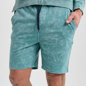 Pantalones Cortos Personalizados de Estilo Vintage con Lavado Ácido, Transpirables, Ecológicos, con Cierre de Cordón, Moda Urbana para Hombre y Mujer, 100% Algodón Felpa - Product Image 1