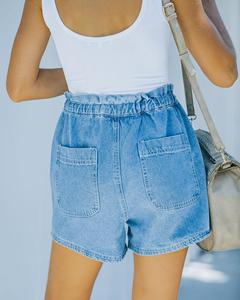 Shorts en jean pour femmes de haute qualité, décontractés, légers, pour l'été, vêtements de mode pour l'extérieur et la rue - Product Image 4
